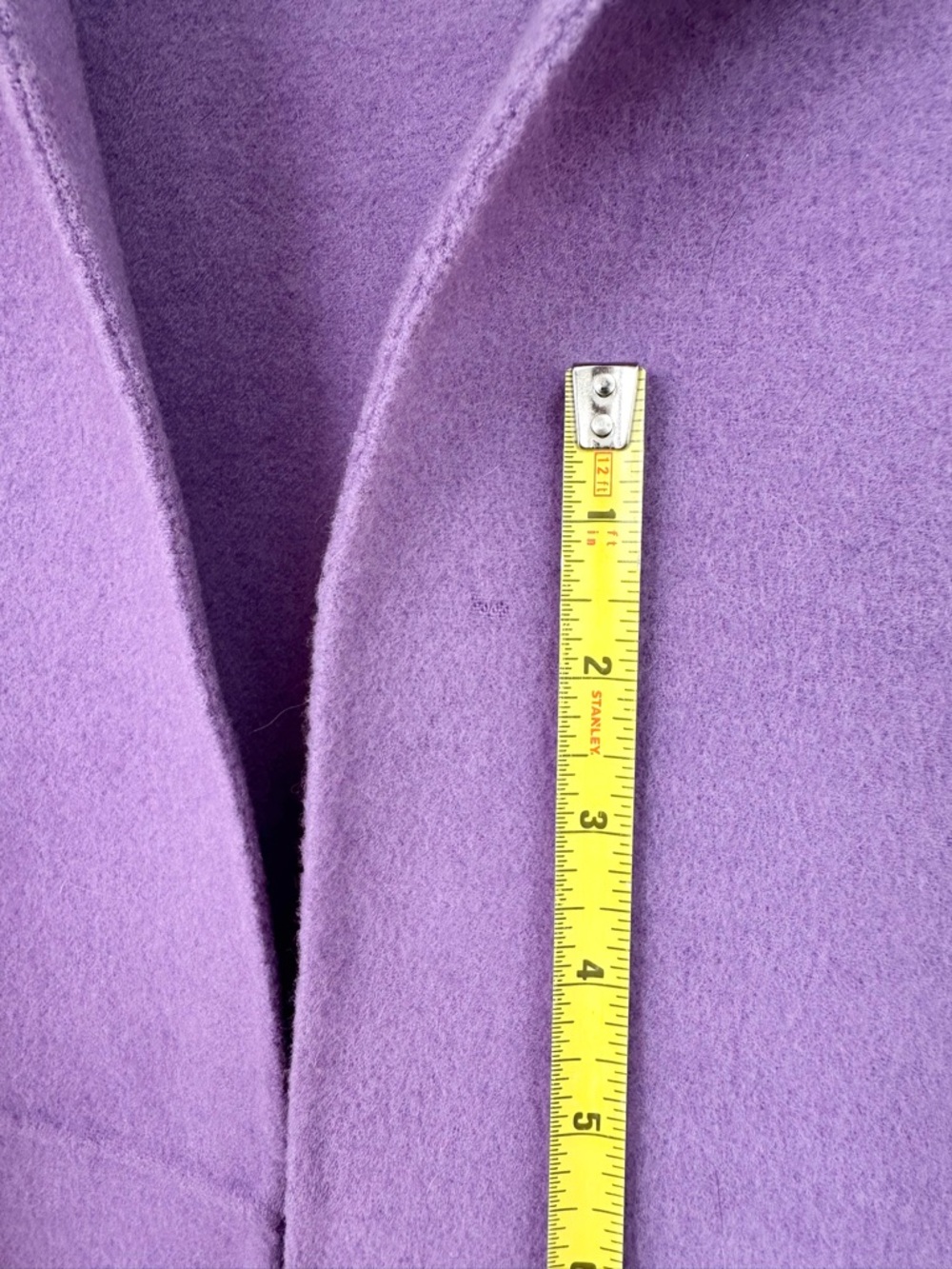 Eileen Fisher Lavender Open-Front Wool Blend Jacket - Picture 5 of 7